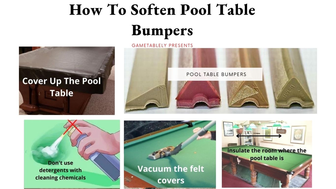 How To Soften Pool Table Bumpers