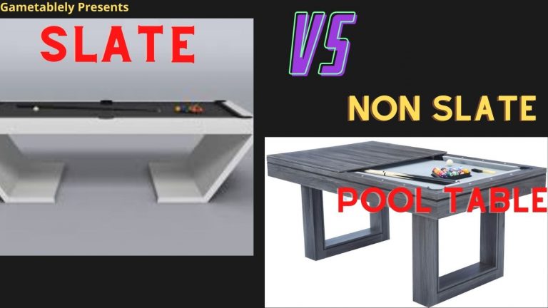 slate vs non slate pool table