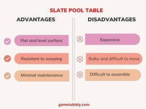 slate table advantages and disadvantages